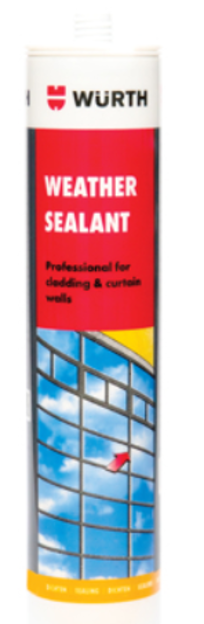 صورة Weather Sealant Professional Black WURTH - 300 ML