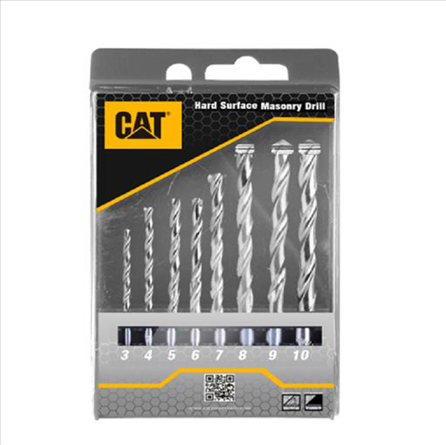 صورة Cat® Hard Surface Masonry Drill 8pc Set