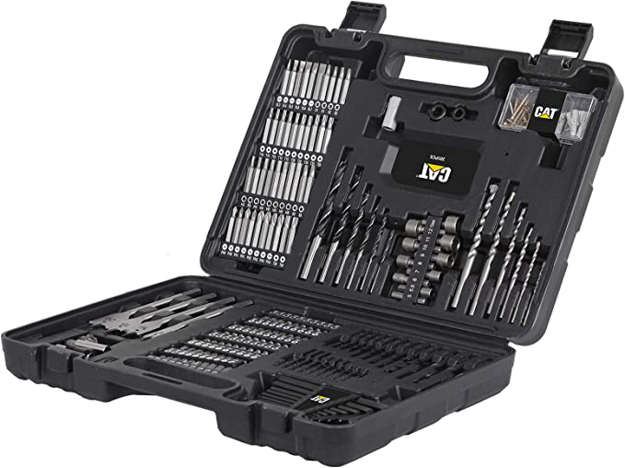 صورة CAT® Mixed Drill Bit and Tool Set 201 pcs BMC Case