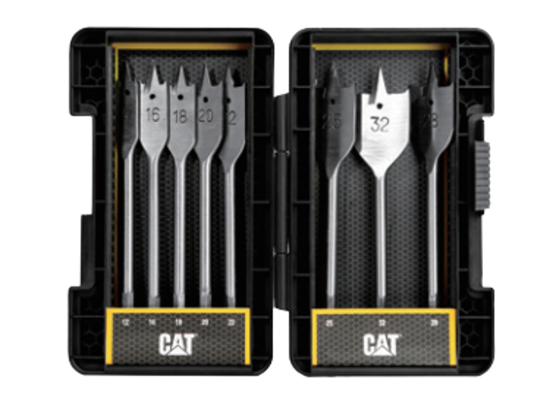 صورة Cat® Flat Wood Drill Bits Set 8 PCS