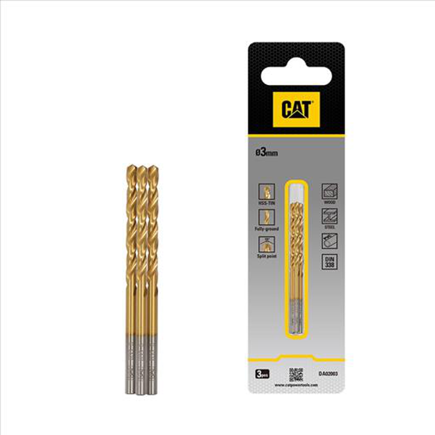 صورة Cat® HSS Drill bit 3 x 61mm(Pack3)