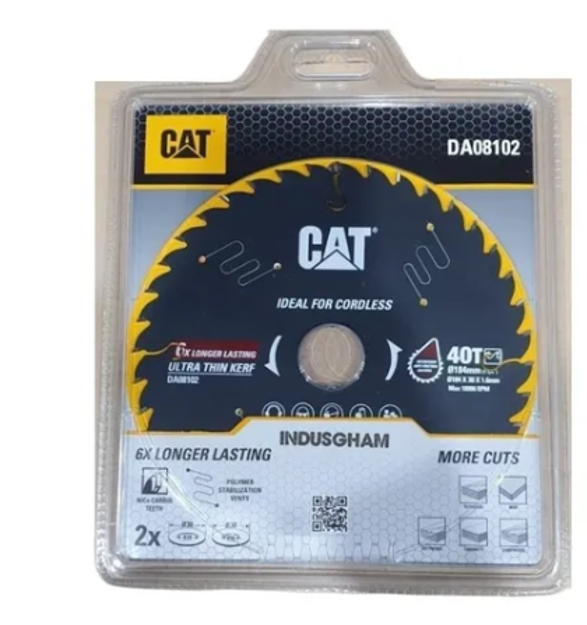 صورة Cat® TCT Saw Blade 40T 7" 185mm