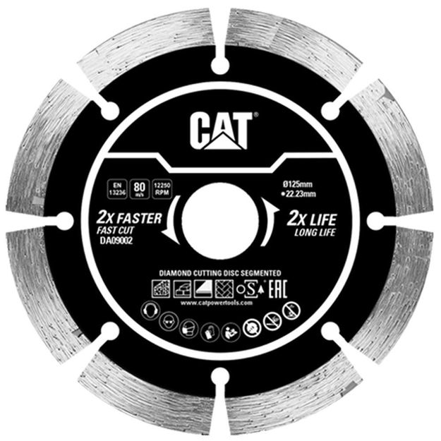 صورة Cat® Diamond Cutting Disc Segmented 125mm x 23mm / 10 x 2mm