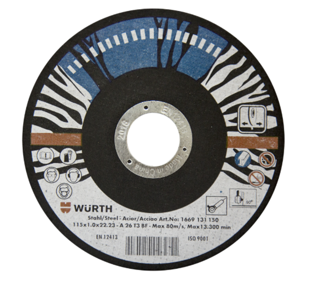 صورة Cutting Disc Flat 350 X 3 X 25.4 mm WURTH